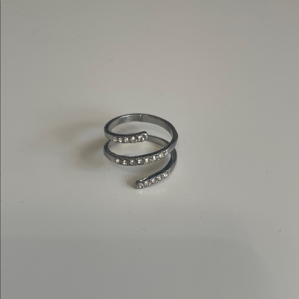 Silver Spiral Ring